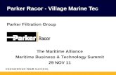 Parker Racor - Village Marine Tec Parker Filtration Group The Maritime Alliance Maritime Business & Technology Summit 29 NOV 11.