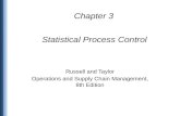 Statistical Process Control Chapter 3 Russell and Taylor Operations and Supply Chain Management, 8th Edition.