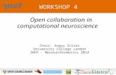 Http:// Chair: Angus Silver University College London INCF - Neuroinformatics 2014 WORKSHOP 4 Open collaboration in computational.