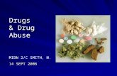 Drugs & Drug Abuse MIDN 2/C SMITH, N. 14 SEPT 2006.