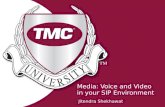 Media: Voice and Video in your SIP Environment Jitendra Shekhawat.