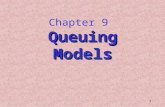 1 Queuing Models Chapter 9. 2 9.1 Introduction Queuing is the study of waiting lines, or queues. The objective of queuing analysis is to design systems.
