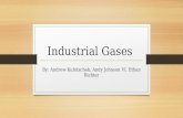 Industrial Gases By: Andrew Kubitschek, Andy Johnson VI, Ethan Richter.
