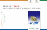 INVEST INDIA INVESTMENT FACILITATION AGENCY FOR INDIA.