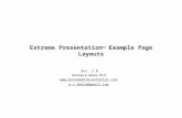 Extreme Presentation ™ Example Page Layouts Rev. 2.0 Andrew V. Abela, Ph.D.  a.v.abela@gmail.com.