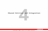 4 Copyright © 2007, Oracle. All rights reserved. Shared Entities and Integration.