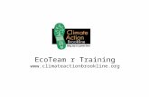 EcoTeam r Training .