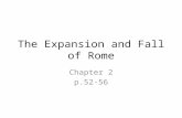 The Expansion and Fall of Rome Chapter 2 p.52-56.
