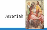 Jeremiah. A little History Lesson Levite Priest Called in the 13 th year of Josiah Served under 4 kings Poor man’s prophet Rejected by other priests Spent.