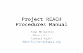 Project REACH Procedures Manual Anne McInerney Supervisor Project REACH Anne.McInerney@spps.org 1.