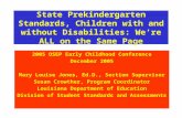 State Prekindergarten Standards, Children with and without Disabilities: We’re ALL on the Same Page 2005 OSEP Early Childhood Conference December 2005.