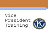 Vice President Training. What Is A Vice President?