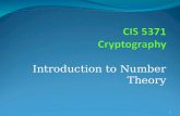 Introduction to Number Theory 1. Preview Number Theory Essentials Congruence classes, Modular arithmetic Prime numbers challenges Fermat’s Little theorem.