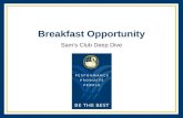 Breakfast Opportunity Samâ€™s Club Deep Dive. Samâ€™s Club Current Offerings 13
