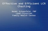 Effective and Efficient LCR Charting Naomi Schoenfeld, FNP Lead Clinician Family Health Center.