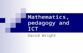 Mathematics, pedagogy and ICT David Wright. How ICT helps learners learn mathematics (National Council for Educational Technology (NCET) 1995) Learn from.