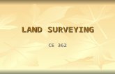 LAND SURVEYING CE 362. TYPES OF LEGAL SURVEYS 1. MORTGAGE INSPECTION: 1. MORTGAGE INSPECTION:  Process: 1. Check latest deeds to property. 2. Check.