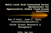 Multi-Level Risk-Controlled Sector Optimization for Opportunistic Global Fixed-Income Portfolios Ron D'Vari, Juan C. Sosa, KishoreYalamanchilli State.