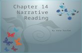 7 Chapter 14 Narrative Reading. Comprehension 3 Elements of Comprehension: The Reader.
