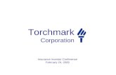 Torchmark Corporation Insurance Investor Conference February 24, 2009.