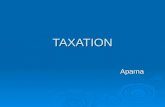 TAXATION Aparna. CONTENTS  Public Finance  Public Revenue  Taxation  Objectives of taxation  Canons of taxation  Classification of taxation  Individual.