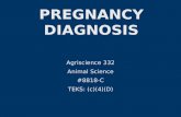 PREGNANCY DIAGNOSIS Agriscience 332 Animal Science #8818-C TEKS: (c)(4)(D)