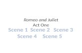 Romeo and Juliet Act One. Scene 1 A street fight breaks out between the Montagues and the Capulets, which is broken up by the ruler of Verona. He threatens.