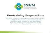 Pre-training Preparations 1 Dorothee Spuhler, Leonellha Barreto-Dillon, Martin Wafler, Stefanie Kaiser (seecon international gmbh) Sreevidya Satish (Ecosan.