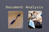 Document Analysis. Document examination is a form of forensic science that includes the analysis of handwriting as well as the detection of forged documents.