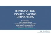 © 2010 Smith Moore Leatherwood LLP. ALL RIGHTS RESERVED. IMMIGRATION ISSUES FACING EMPLOYERS Presented by Laura Deddish Burton Certified Immigration Law.