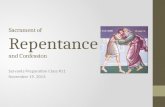 Sacrament of Repentance and Confession Servants Preparation Class #11 November 19, 2013.