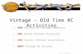 Vintage – Old Time RC Activities SAM Society of Antique Modelers SPA Senior Pattern Associate CPA Classic Pattern Association VRCS Vintage RC Society 2013,