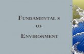 F UNDAMENTAL S OF E NVIRONMENT. Environment : Meaning The word Environment has been derived from the French word ‘environner’ ; to encircle, or to surround.
