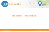 Hidden Features. What will we cover 16 hidden features for Admins Bonus: –2 hidden features for Employers –Live examples!