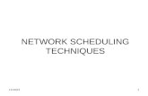 5/4/20151 NETWORK SCHEDULING TECHNIQUES. 5/4/20152 Network Diagrams  PMI defines the scheduling process as: “the identification of the project objectives.