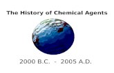 The History of Chemical Agents 2000 B.C. - 2005 A.D.