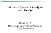 Chapter 7 Structuring System Process Requirements Modern Systems Analysis and Design