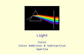 Light Color Color Addition & Subtraction Spectra.