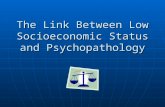 The Link Between Low Socioeconomic Status and Psychopathology.