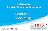 Easi-Sterilise Standard Operating Procedures Section 3 Sterilizing.