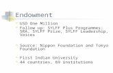 JU-SYLFF Ryoichi Sasakawa Young Leaders Fellowship Fund Research Fund @JU 2003….  .