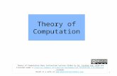 Theory of Computation 1 Theory of Computation Peer Instruction Lecture Slides by Dr. Cynthia Lee, UCSD are licensed under a Creative Commons Attribution-NonCommercial-ShareAlike