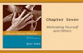 Chapter Seven Motivating Yourself and Others. Copyright © Houghton Mifflin Company. All rights reserved.7 - 2 Chapter Preview: Motivating Yourself and.