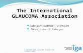 © INTERNATIONAL GLAUCOMA ASSOCIATION (274681) 2009 The International GLAUCOMA Association Subhash Suthar D Pharm Development Manager.