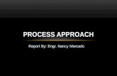 Report By: Engr. Nancy Mercado PROCESS APPROACH. INTRODUCTION  Every organization should therefore be a well-knit collection of processes so as to practice.