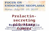 Prolactin-secreting pituitary tumors Rosario Pivonello Department of Molecular and Clinical Endocrinology and Oncology, Federico II University, Naples,
