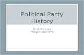 Political Party History By: AJ Sholing & Meagan Crisostomo.