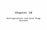 Chapter 10 Refrigeration and Heat Pump Systems. Learning Outcomes ►Demonstrate understanding of basic vapor- compression refrigeration and heat pump systems.