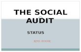THE SOCIAL AUDIT STATUS RDD, BIHAR. Introduction Social audit means public vigilance Social audit is done to ensure public accountability in implementation.