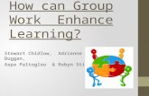 How can Group Work Enhance Learning? Stewart Chidlow, Adrienne Duggan, Aspa Paltoglou & Robyn Stiger.